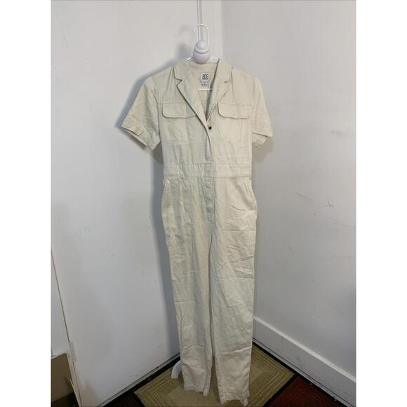 Urban Outfitters Pants - BDG Urban Outfitters utility jumpsuit Snaps Pockets Straight Leg Small